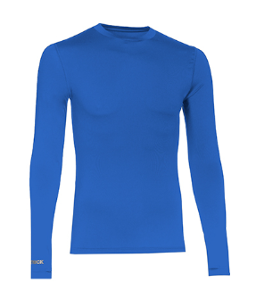 Thermoshirt blauw (wedstrijd doelman)