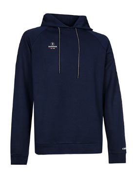 Hoodie zonder rits navy met KSCW logo